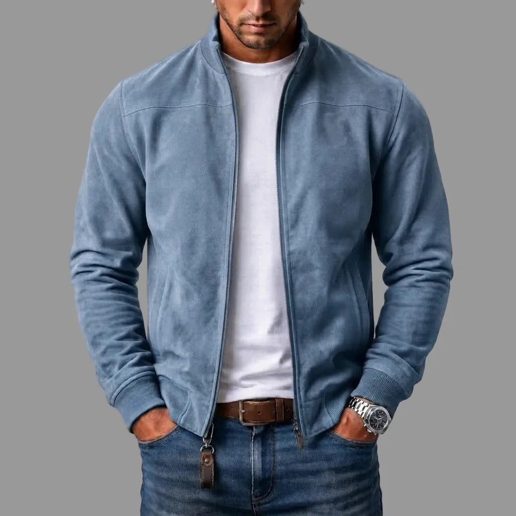 Ανδρικό Bomber Jacket Σουέτ Varel Milano