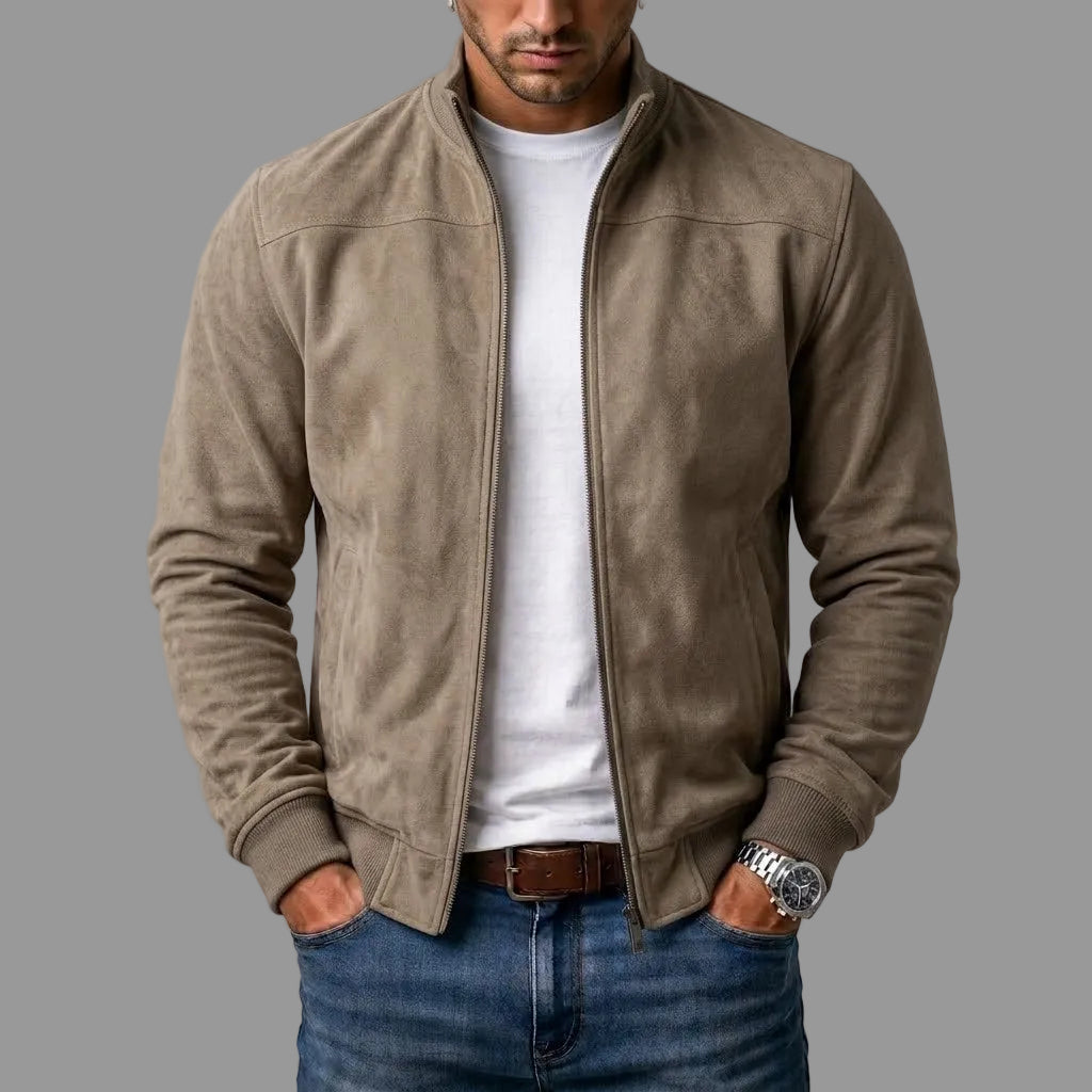 Ανδρικό Bomber Jacket Σουέτ Varel Milano