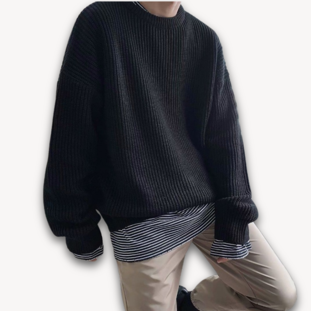Γυναικείο Πλεκτό Ζιβάγκο Oversized Χοντρή Πλέξη