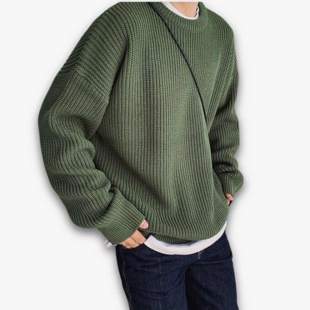 Γυναικείο Πλεκτό Ζιβάγκο Oversized Χοντρή Πλέξη