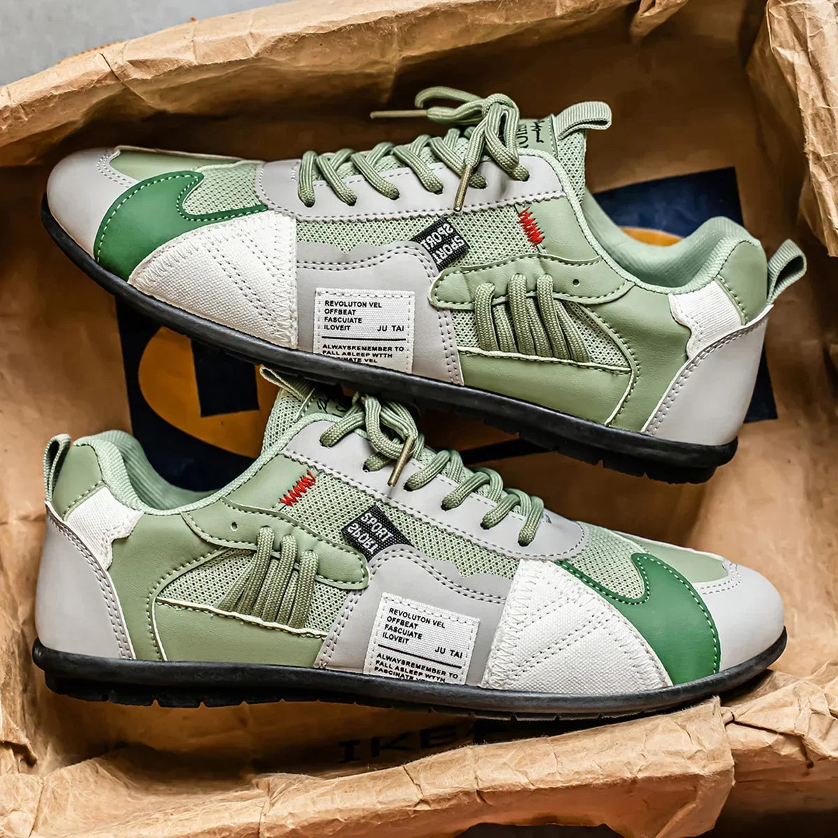 Ανδρικά Sneakers Racer Δέρμα και Mesh Varel Milano