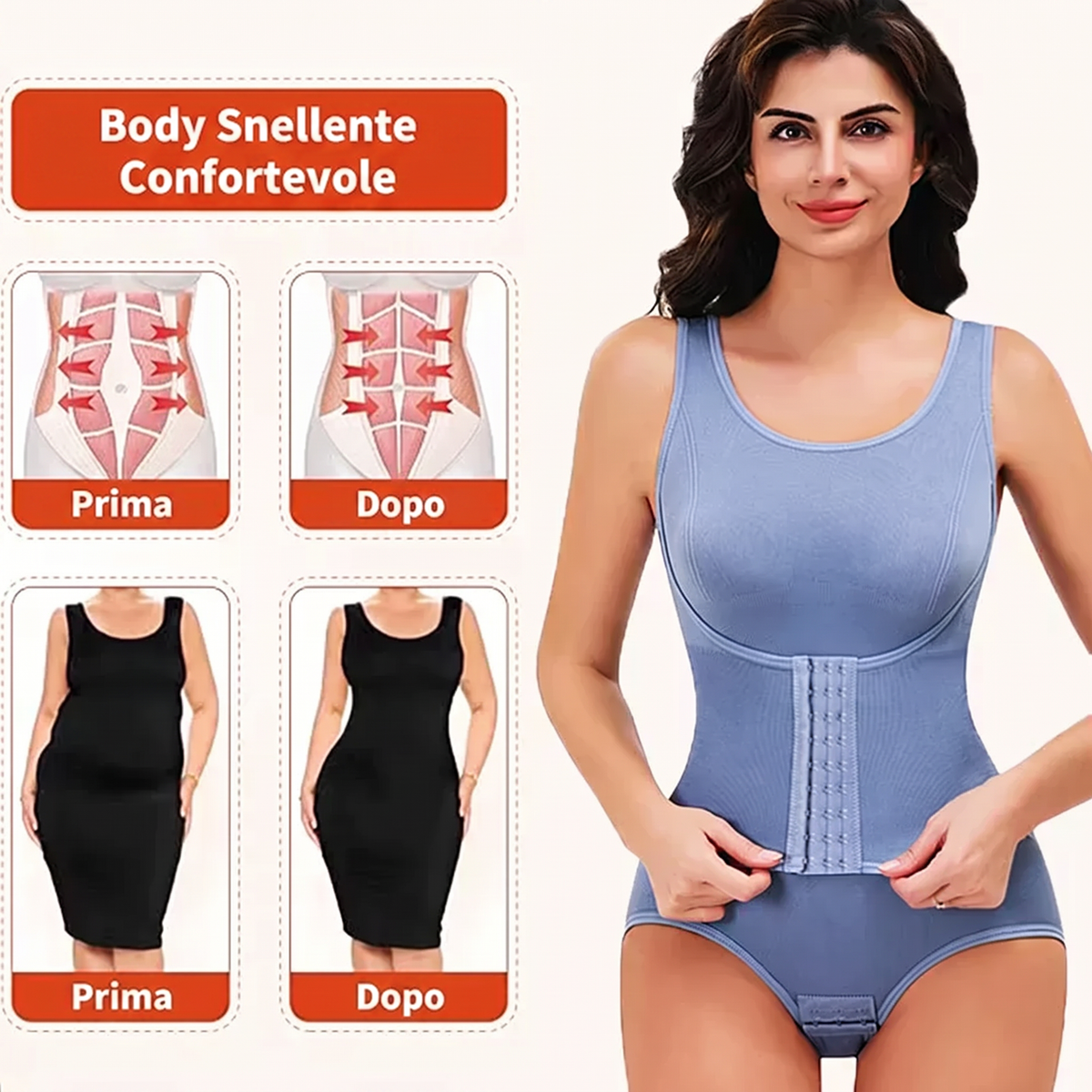 Γυναικείο Body Λαστέξ Διαμορφωτικό με Φερμουάρ